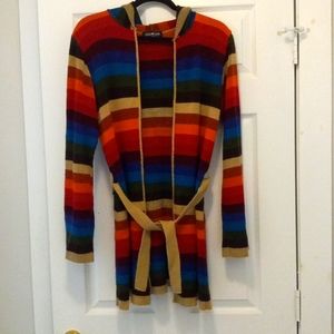 Sweater Wrap with Hood